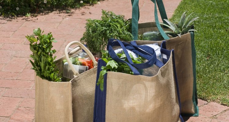 Painting a plain tote bag creates a usable anniversary gift.