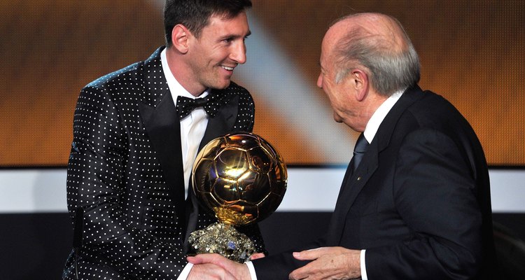 Messi na premiação FIFA de 2012