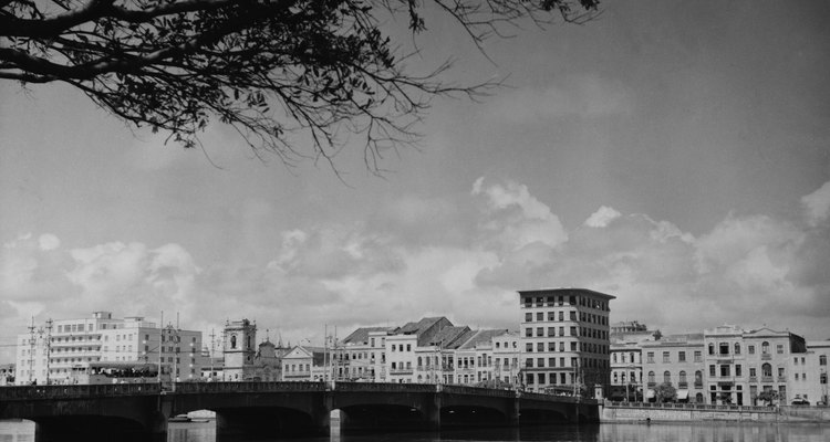 Vista do Recife, sobre o rio Capibaribe (1955)