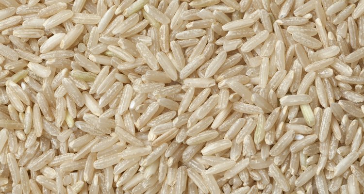 Raw brown rice