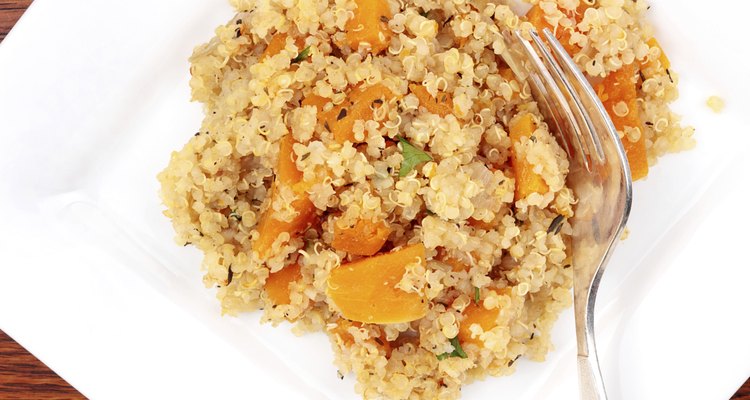 Quinoa y calabaza, excelente combinación.