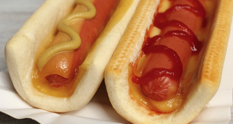 Hot Dog with Ketchup and Mustard