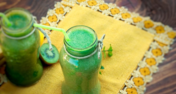 Green smoothie - close up