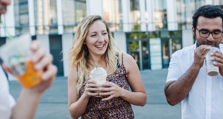 group of friends using non-verbal communication