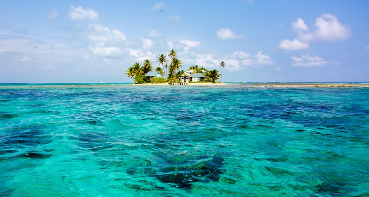 Beautiful blue waters, Belize