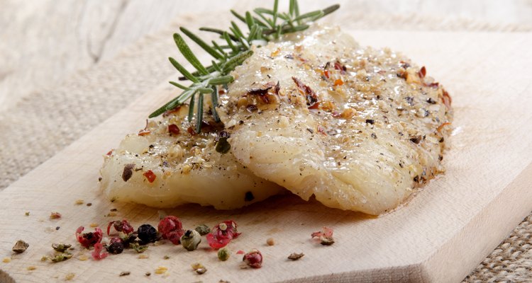 grilled whiting fillet with pepper