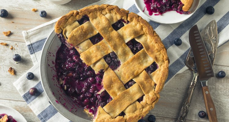 Sweet Homemade Blueberry Pie