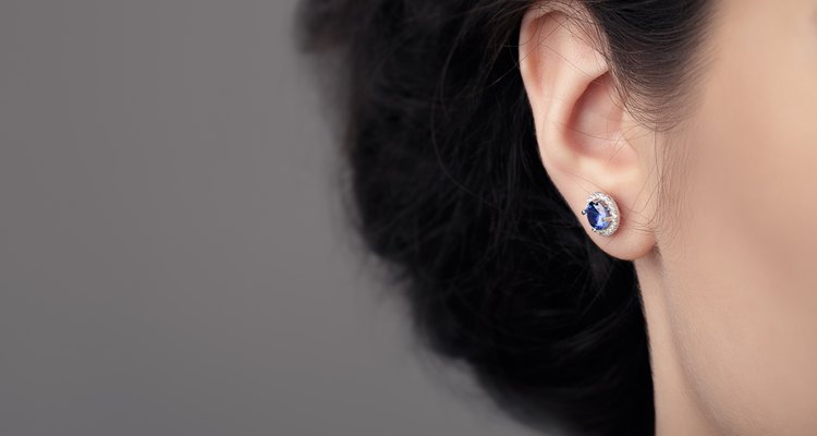 Close up Detail of a Beautiful Earring in Glamour Shot