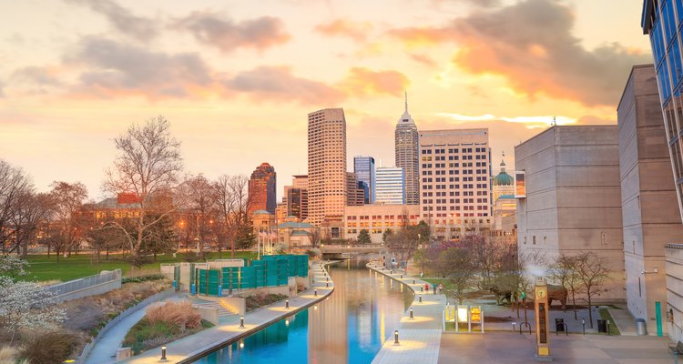 Downtown Indianapolis skyline