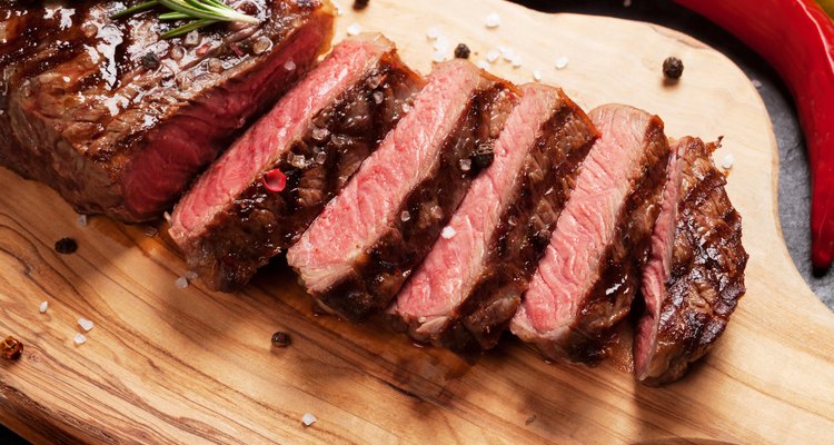 Grilled striploin steak