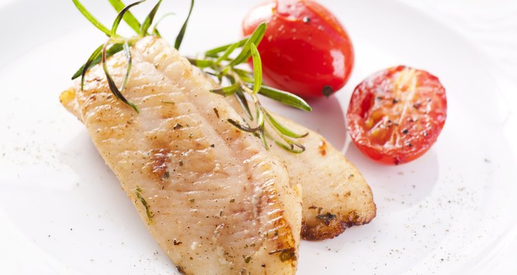 Fried Fish Fillet with Tomatoes