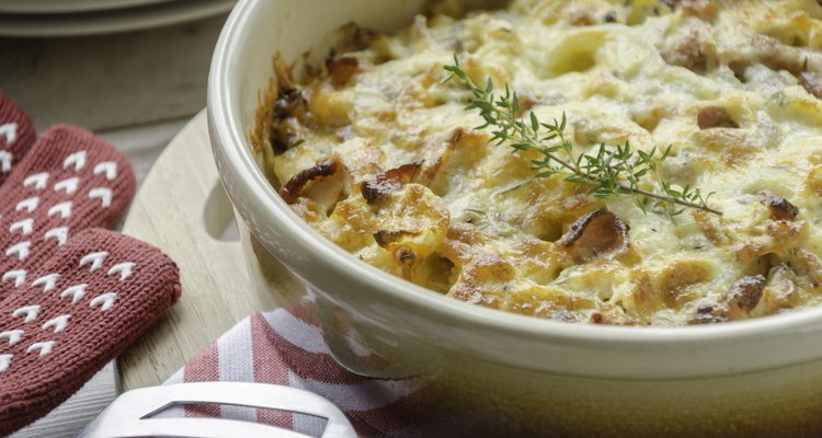 Creamy chicken and potato casserole