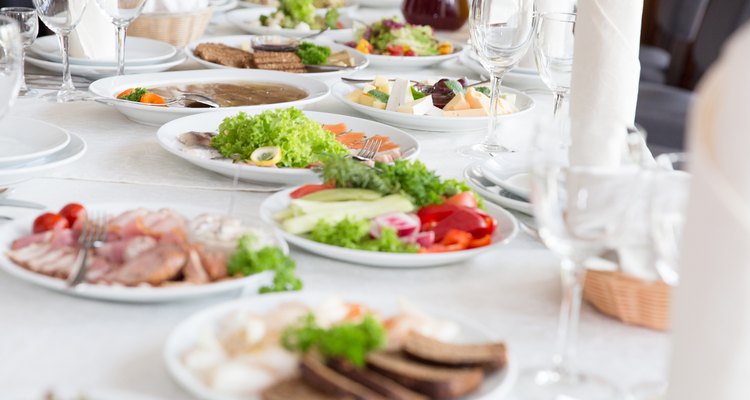 Wedding banquet table