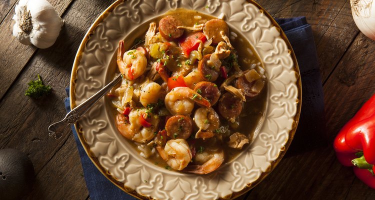 Homemade Shrimp and Sausage Cajun Gumbo