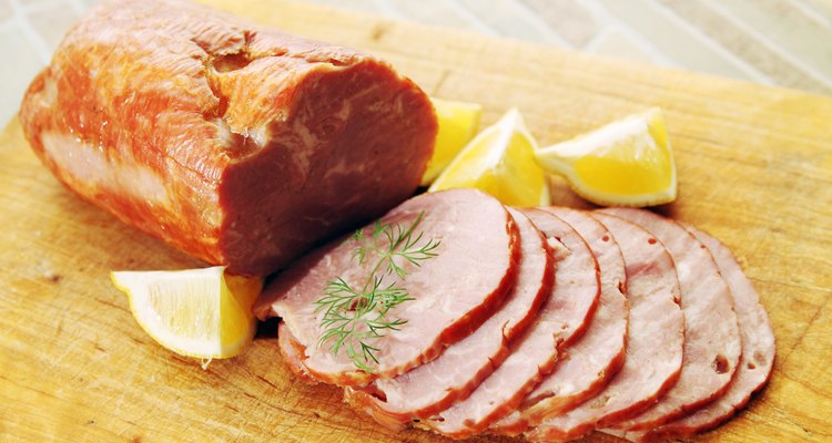 ham with lemon