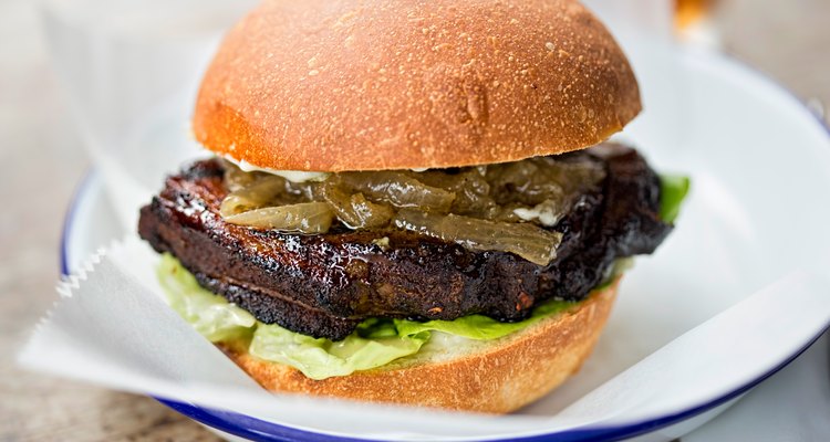 Grilled brisket burger