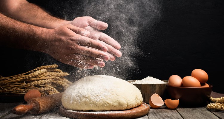 Man Making bread