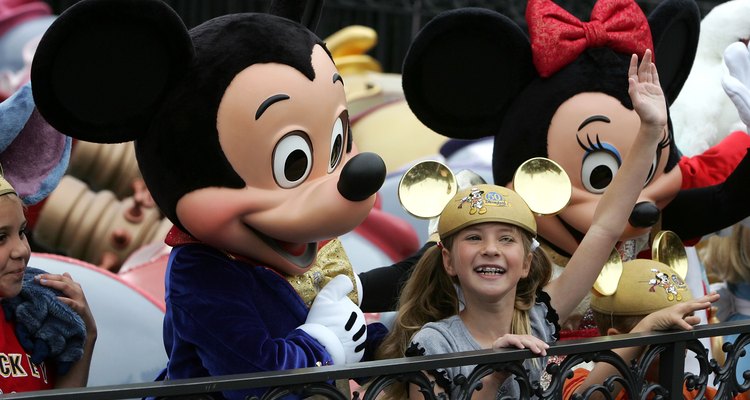 Happy little girl at Disney World