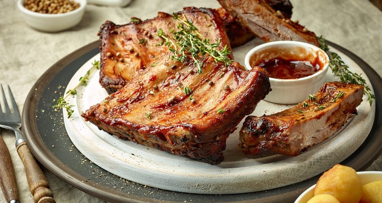 grilled pork ribs