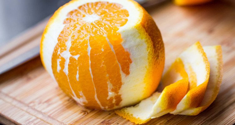 Cleared of peel orange