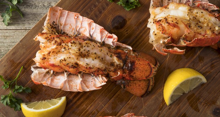 Seasoned Baked Lobster Tails