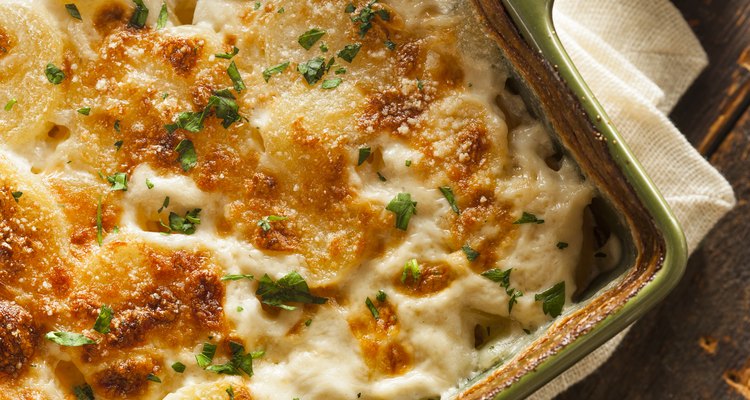 Homemade Cheesey Scalloped Potatoes