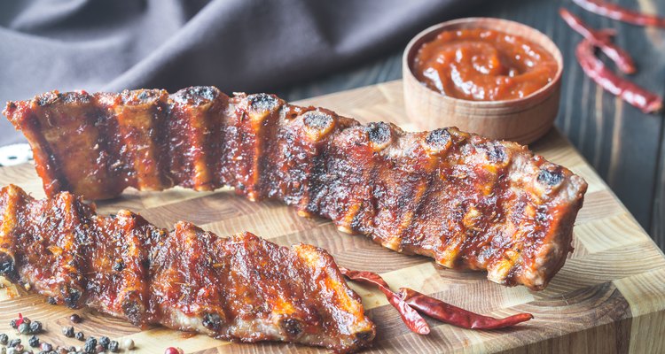 Grilled pork ribs