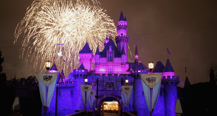 Fireworks at Disneyland