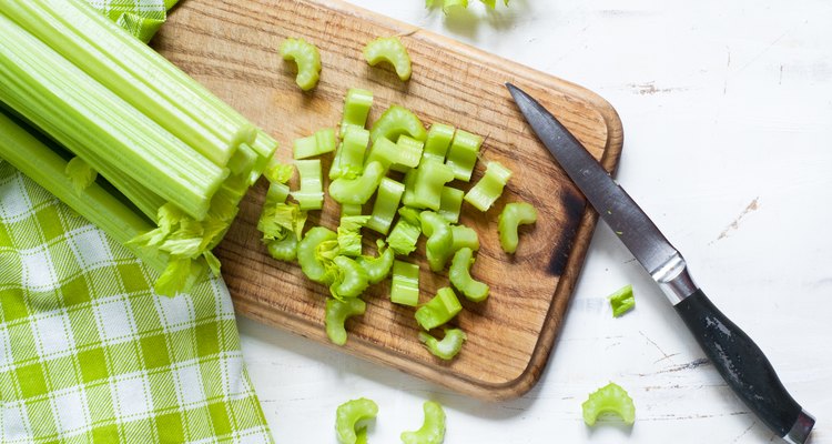 Chopped Celery stalks