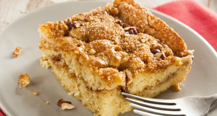 Homemade coffee cake