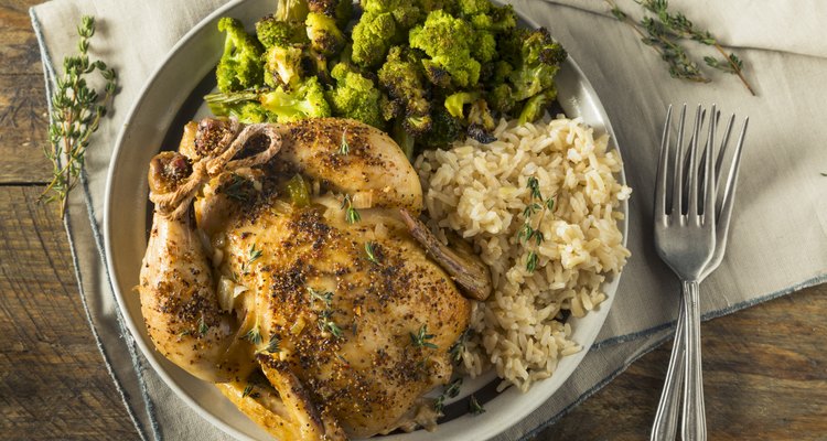 Herby Baked Cornish Game Hens