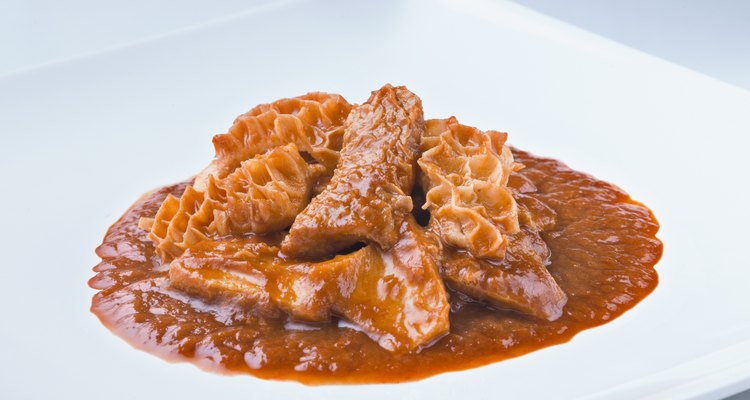 spanish cuisine callos beef tripes with sauce
