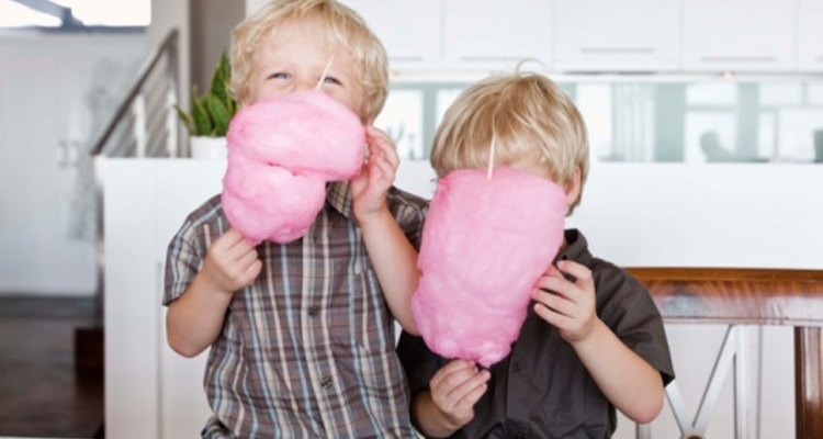 Pink is the most common colour of candyfloss.