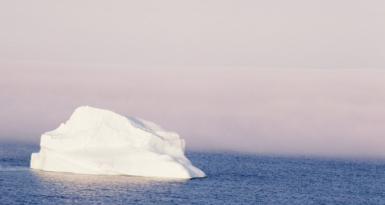 El derretimiento de las capas polares es un tema de preocupación sobre el calentamiento global.