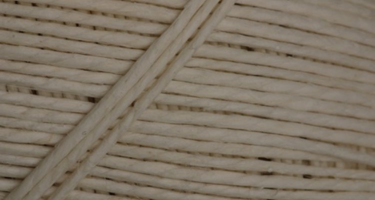 Cotton rope is specially treated to better withstand outdoor moisture.