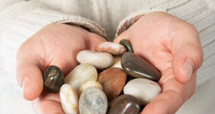 Make a lapel pin from a favourite polished stone.