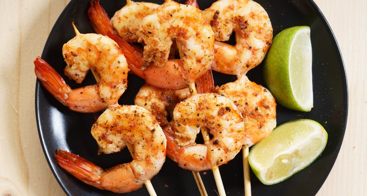 Grilled shrimps