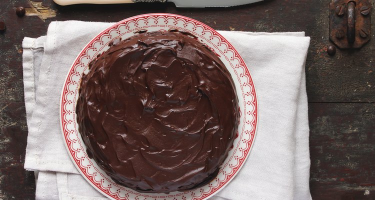 Chocolate cake with chocolate frosting