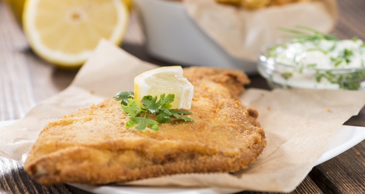 Fried Plaice with french fries