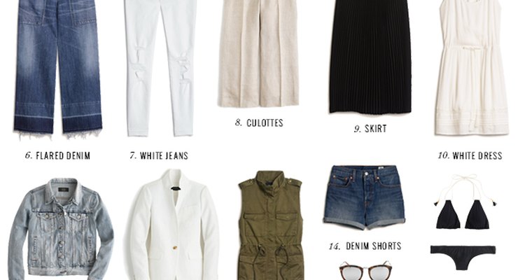 28 wardrobe basics for Spring and Summer