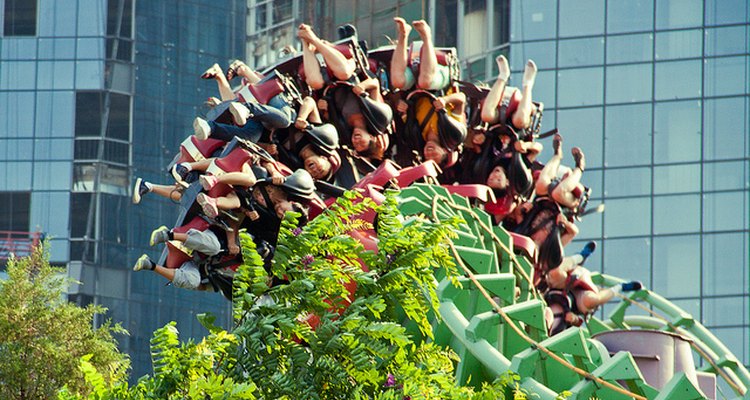 Montaña rusa del Shijingshan Amusement Park en Beijing.