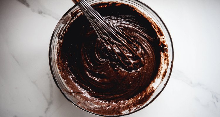 Whisk to form a smooth and glossy batter.