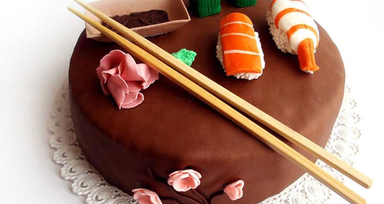 Este pastel está inspirado en el popular plato japonés.