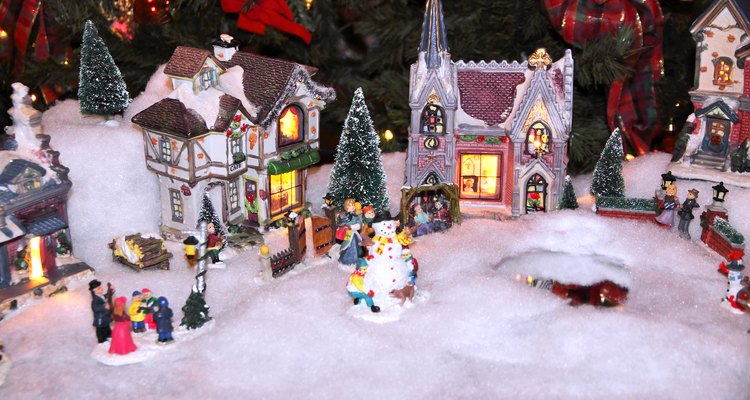 Las villas de Navidad son para muchos una parte tradicional de las celebraciones.