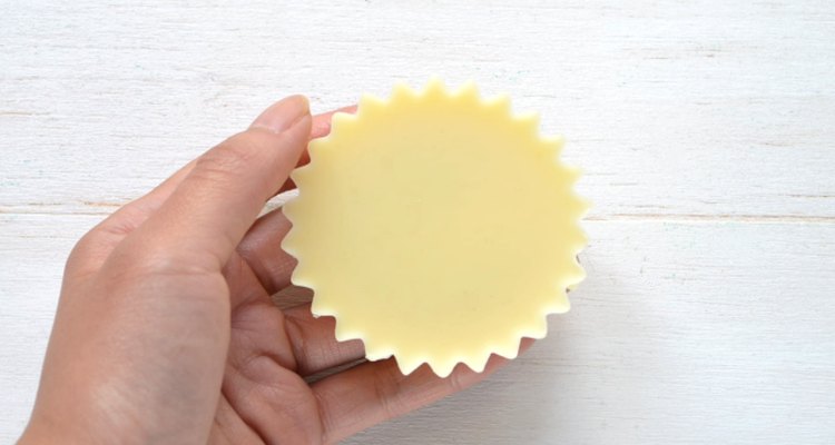 Moisturize your skin with a homemade body butter bar.