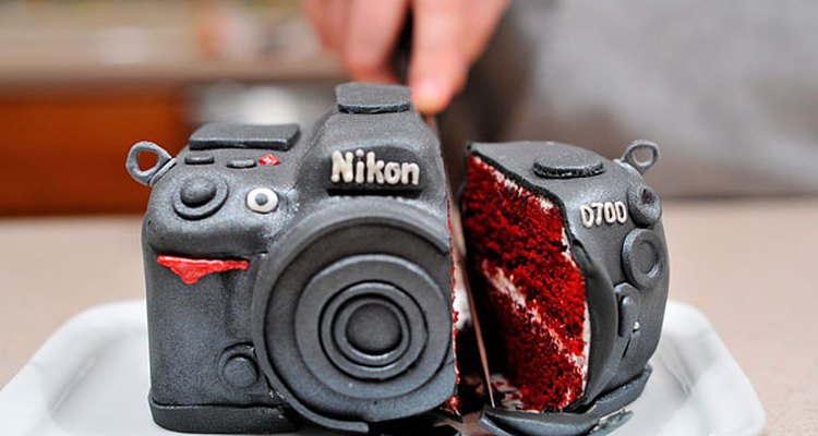 Este pastel es el regalo ideal para un aficionado a la fotografía.