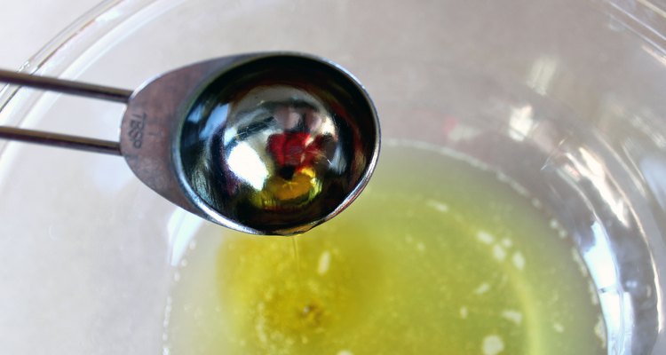 Add 2 tablespoons olive oil  | DIY Men's Shaving Cream
