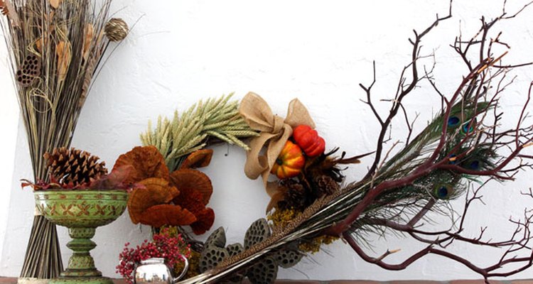 El follaje es la opción perfecta para para una decoración otoñal.