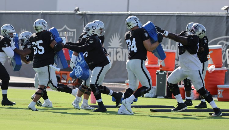 Las Vegas Raiders Hold Joint Practices With New England Patriots
