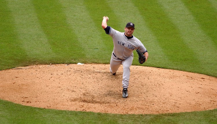 Roger Clemens Of The New York Yankees.